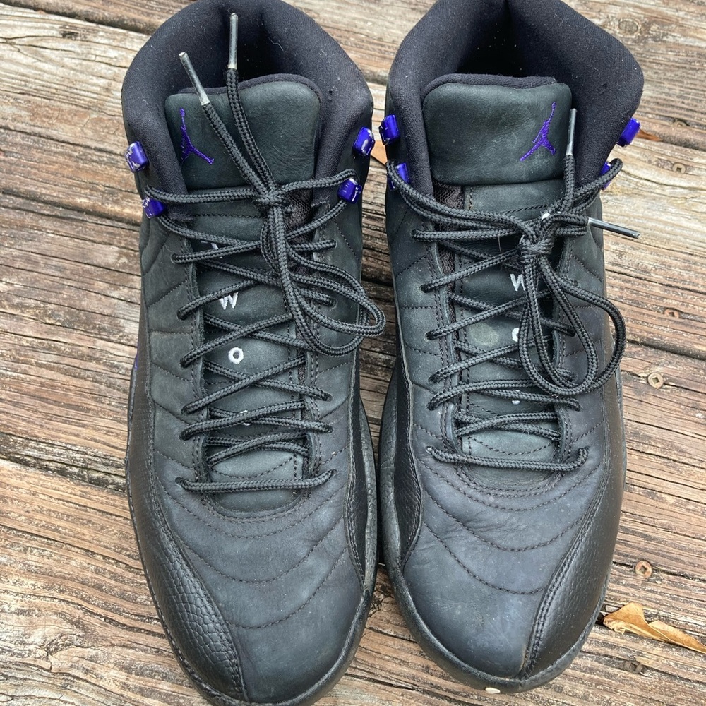 2020 Nike Air Jordan 12 Retro Black Dark Concord Size 12